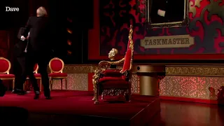 Taskmaster S6E5 - Before the show - Greg and Alex Swinging