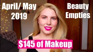 Beauty Empties | April-May | $145 of Makeup Empties!