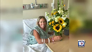 Woman survives shark bite in the Florida Keys