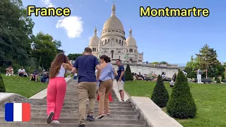 MONTMARTRE PARIS FRANCE - walking tour - 4K HDR 60 fps - Paris Montmartre 2023