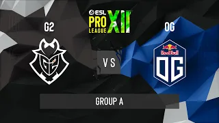 CS:GO - G2 Esports vs. OG [Inferno] Map 3 - ESL Pro League Season 12 - Group A - EU