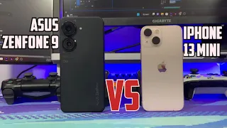 KALIAN PASTI KAGET DENGAN HASIL NYA!! FULL COMPARISON ASUS ZENFONE 9 VS IPHONE 13 MINI DI TAHUN 2023