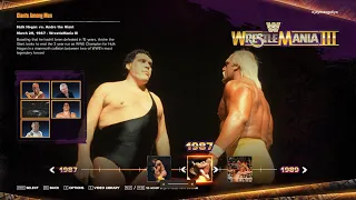 WWE 2K24 wrestlemania Showcase ( Hulk vs Andre The Gaints )