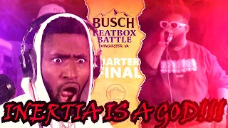 INERTIA IS ON ANOTHER LEVEL!!! DEN vs KING INERTIA | BUSCH BEATBOX BATTLE 2022 (REACTION)