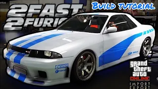 GTA 5 - Annis Elegy Retro custom (Paul Walker's 2 Fast 2 Furious Nissa shyline GT-R)