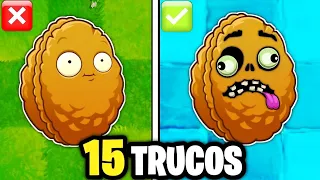 15 COSAS ASOMBROSAS, TRUCOS Y SECRETOS que DEBES SABER Y PROBAR en Plantas vs. Zombis Pt 2