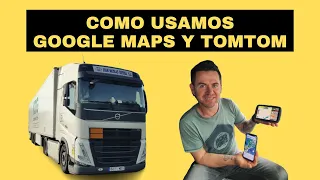 How WE USE GOOGLE MAPS to get COORDINATES and make ROUTES with TOMTOM! #truckers #truck