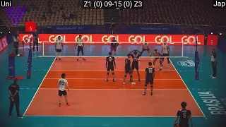 Volleyball Japan vs USA Amazing Full Match