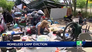 Sacramento officials look to break up homeless encampment along Stockton Boulevard