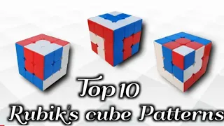 Top 3 Cube Patterns | How to make Cube Pattern? Best trick👍👍