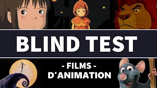 BLIND TEST FILMS D'ANIMATION - 30 extraits - Difficulté croissante