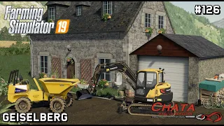 Delivering Volvo ECR88D to the worksite |Public Works |Geiselberg| Farming Simulator 19| Episode 126