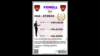 PXWELL  LIVE LOTTERY DRAW 28.06.2023 LIVE FROM SINGAPORE LOTTERIES.