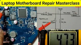 Masterclass: Laptop Motherboard Repair Tutorial - 3V and 5V Circuit Explained