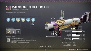 Destiny 2 Crafting Personal God Roll Pardon Our Dust