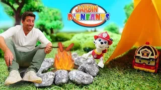 Vidéo en français pour enfants. Jardin d'enfants № 76. Promenade de jouets