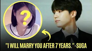 BTS Suga Promised to Marry a Fan Girl?