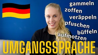 11 umgangssprachliche Verben, die du selten im Kurs lernst TEIL 2 | Deutsch B2 C1 C2 UMGANGSSPRACHE