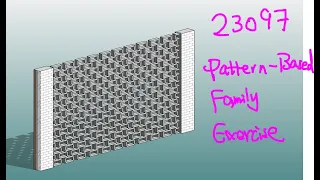 23097 - Revit Pattern Based Family Exercise