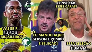 DEU POLÊMICA! CONVOCAÇÃO DE FERNANDO DINIZ É CRITICADA PELO CRAQUE NETO  E TALISCA POSTA INDIRETA!