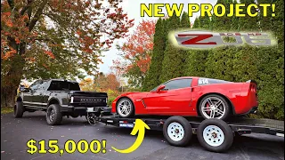 I Bought Another SUPER CHEAP C6 Corvette Z06! MAJOR Mechanical Problems!?