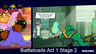 Battletoads 2020 NEW. Act 1 Stage 2 "Menial Jobs". Playthrough on Xbox One.