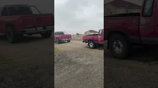 Tug of war 2014 GMC SIERRA VS 1995 NISSAN HARDBODY