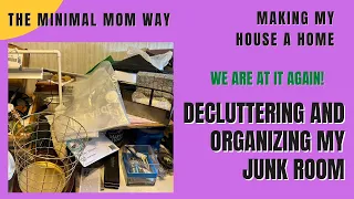 Organizing and Decluttering my Junk Room the Minimal Mom Way with CC and Juju - Friday