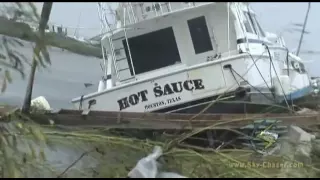 Hurricane Ike In Galveston Texas (Sept 2008)