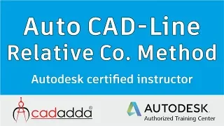 relative coordinates in autocad | Relative coordinates system  in autocad 2020