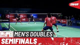 TotalEnergies BWF World Championships 2021 | Hoki/Kobayashi (JPN) [5] vs Ong/Teo (MAS) [9] | SF