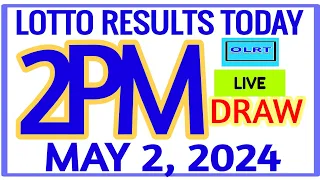 Lotto Results Today 2pm DRAW May 2, 2024 swertres results
