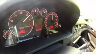 Audi S6 C5 4B - V8 4.2L from 2002 - Acceleration - 60 to 120 Km/h