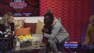 WWE wrestler Kofi Kingston surprises young fan with cancer