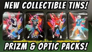 New Collectible Football Card Tins From Walmart! Prizm and Optic Packs!