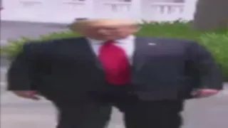 Wide Trump Walking