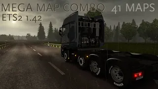 41 Maps Mega Combo ★ ETS2 1.42 incl.  Promods, EAA, Rusmap, Roextended, Eurafrica ★ Setup Guide