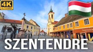 Szentendre Hungary 🇭🇺 Beautiful City in Hungary - Walking Tour 4K UHD