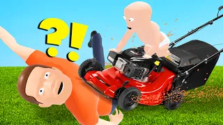 My BABY Found The *NEW* LAWN MOWER! | Who's Your Daddy