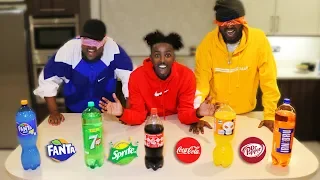 GUESS THAT SODA CHALLENGE! *Blindfold Taste Test*