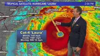 When will Hurricane Laura make landfall?