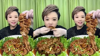 ASMR MUKBANG | Crispy pork cutlet, king fried shrimp, cheese ball, shrimp croquette and omelet