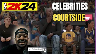 All Courtside Celebrities in NBA 2K24 (Dance Reacts)