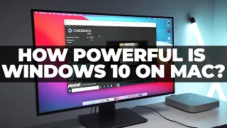 Windows 10 Running via Parallels on an M1 Mac - Benchmarking using Cinebench + RAM & CPU Usage