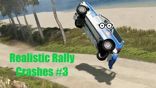 Realistic Rally Crashes #3 BeamNG.Drive