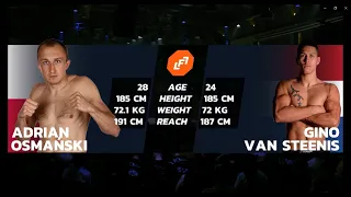 LFL 6 Full Fight: Gino van Steenis VS Adrian Osmanski