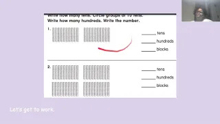 Here is the Math Lesson for 2nd Grade for Tuesday