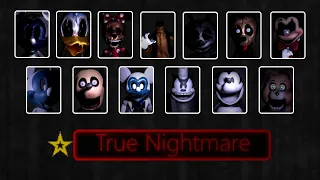 Five Nights at Treasure Island 2020 - True Nightmare COMPLETE! (Secret Ending + Tips)