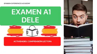 🇪🇸Examen DELE A1 #2comprensión lectora🧑‍💻: nivel BÁSICO: for BEGINNERS/ spanish activities (reading)