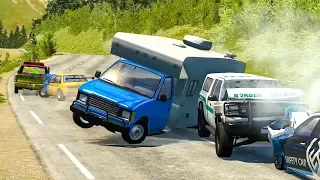 MULTI-CAR CRASHES #2 - BeamNG Drive